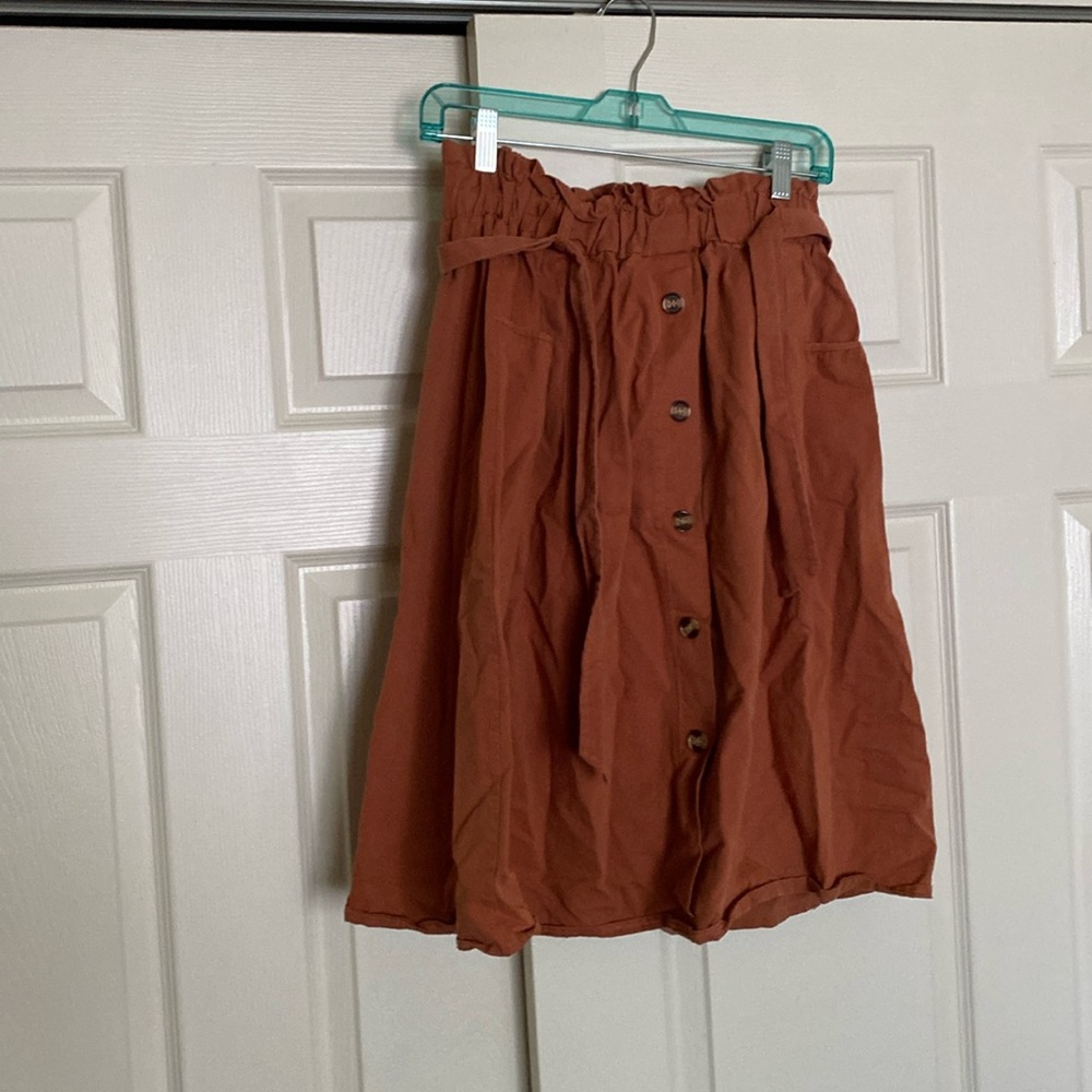 Knee length skirt